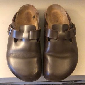 Brown leather Boston Birkenstock’s - 37